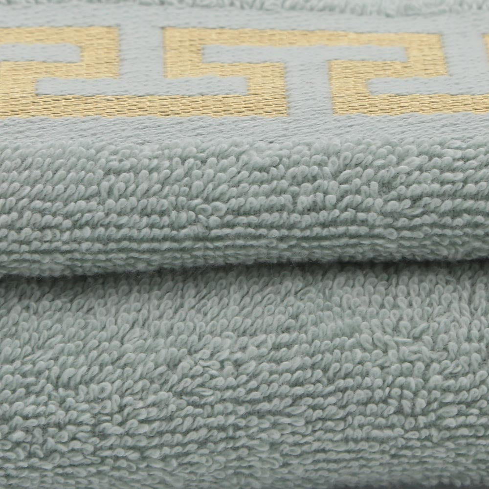 Face Towel Greek Border 50x100 - Sea Green, Home & Lifestyle, Face Towels, Chase Value, Chase Value