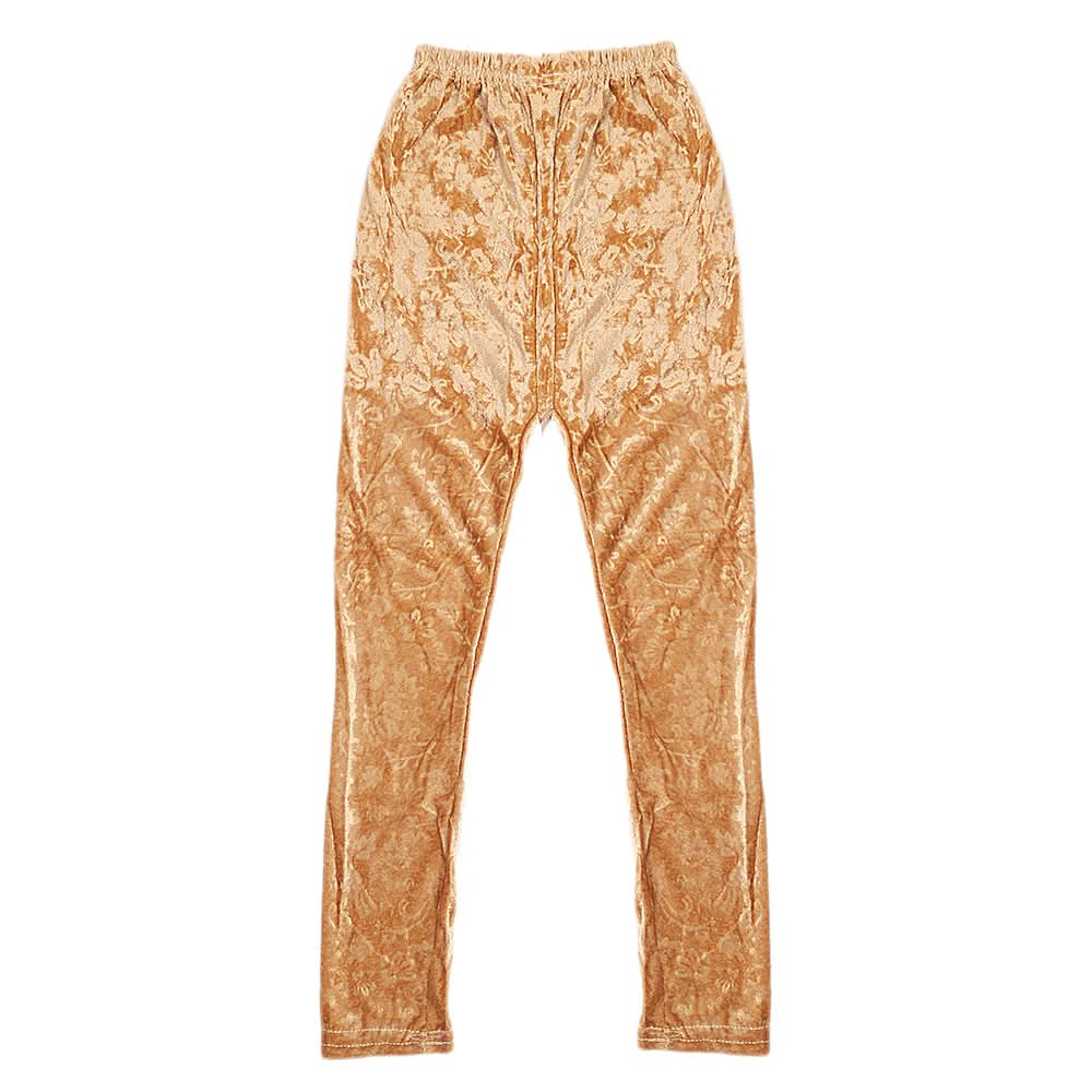 Girls Velvet Tights - Camel, Kids, Tights Leggings And Pajama, Chase Value, Chase Value