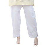 Women's Fancy Trouser With Pleats - White, Women, Pants & Tights, Chase Value, Chase Value