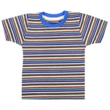 Boys Yarn Dyed Half Sleeves T-Shirt - Multi, Kids, Boys T-Shirts, Chase Value, Chase Value