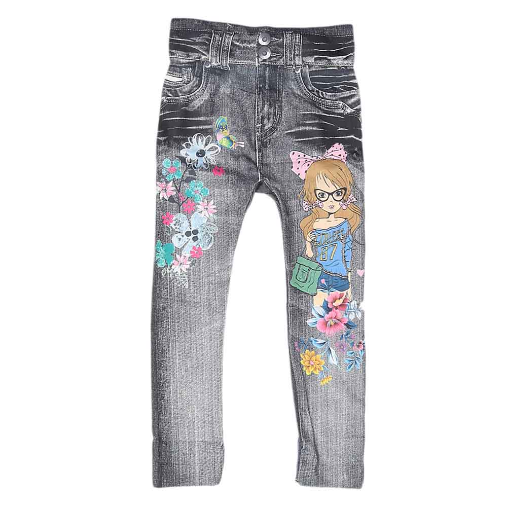 Girls Barbie Tights - Black, Kids, Tights Leggings And Pajama, Chase Value, Chase Value