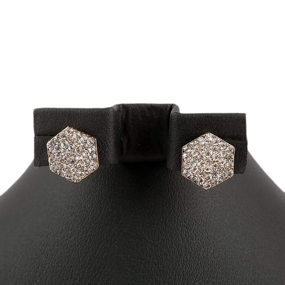 Women's Fancy Ear Tops - Golden - test-store-for-chase-value