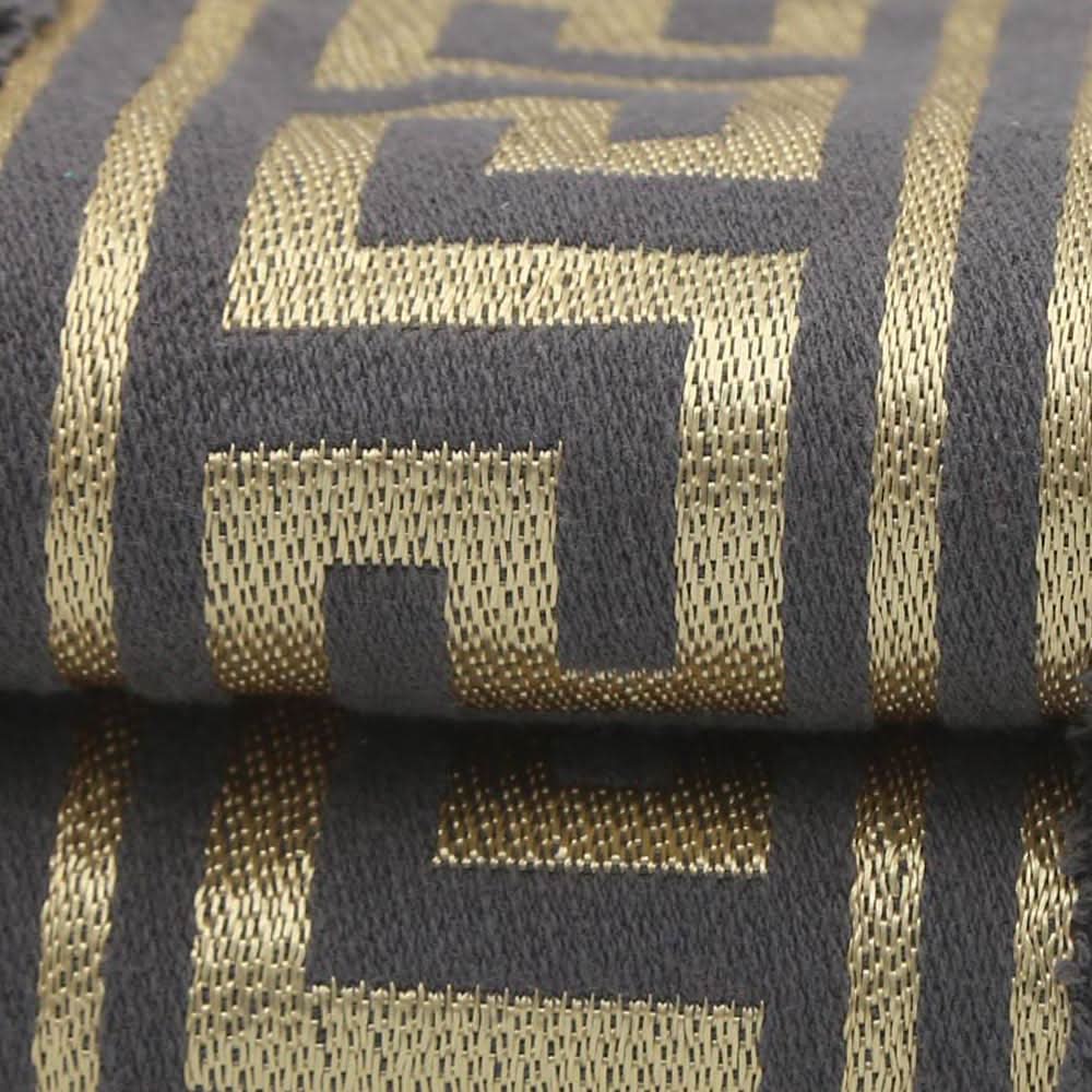 Bath Towel Greek Border 70x140 - Dark Grey, Home & Lifestyle, Bath Towels, Chase Value, Chase Value