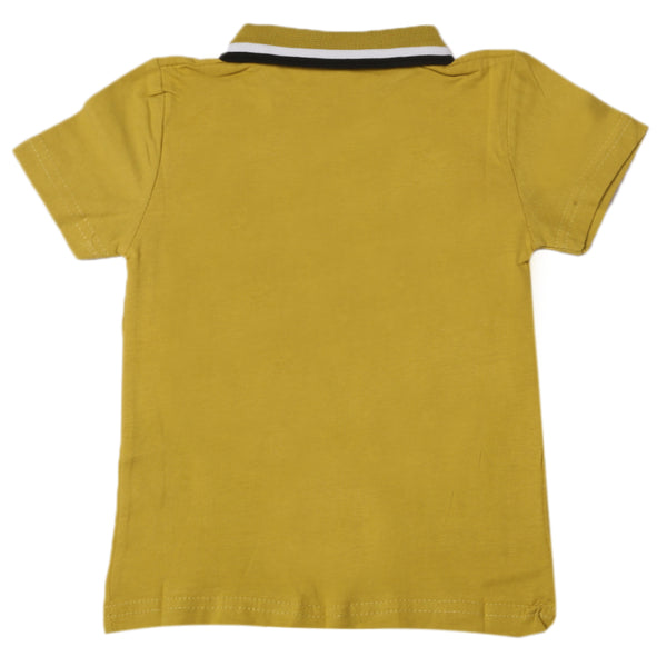 Boys Half Sleeves Polo T-Shirt - Olive, Boys T-Shirts, Chase Value, Chase Value
