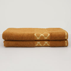 Bath Towel Greek Border 70x140 - Golden, Home & Lifestyle, Bath Towels, Chase Value, Chase Value