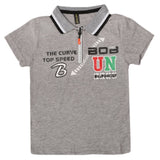 Boys Half Sleeves Polo T-Shirt - Light Grey, Boys T-Shirts, Chase Value, Chase Value
