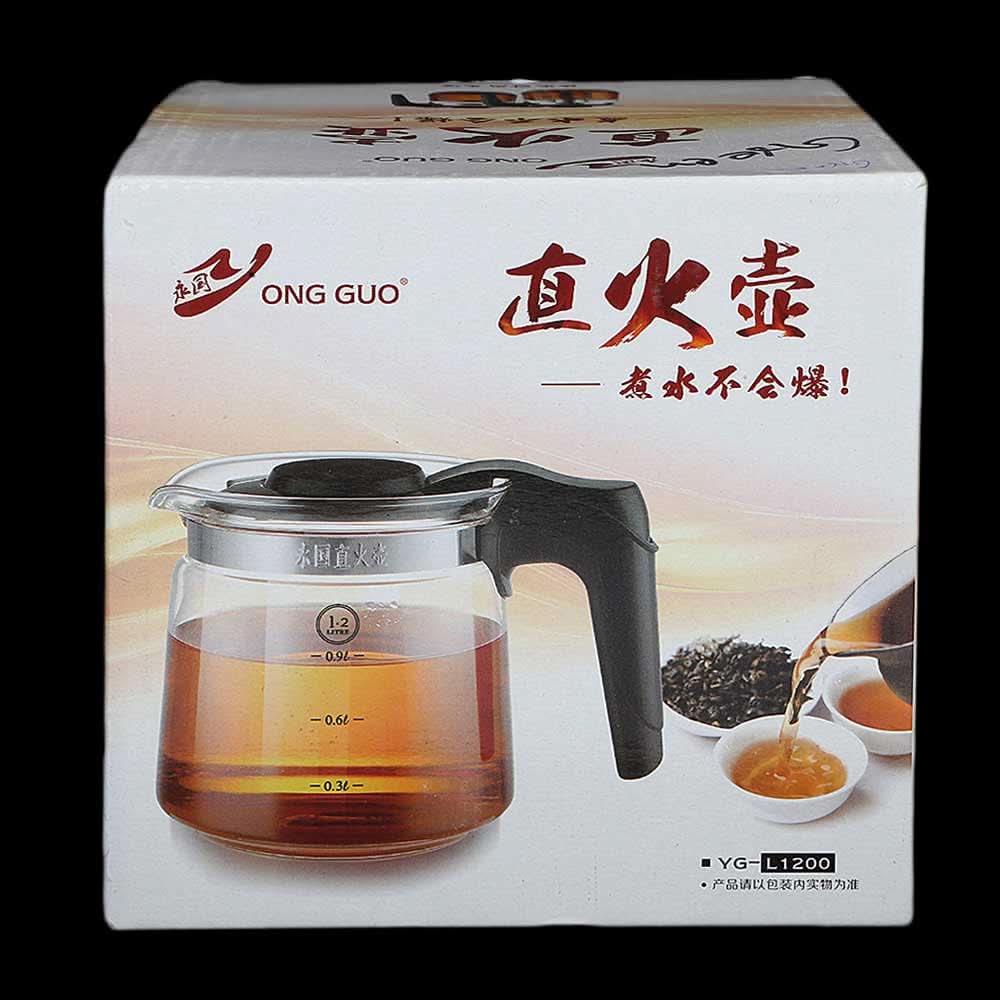 Glass Kettle with Strainer - Green, Home & Lifestyle, Glassware & Drinkware, Chase Value, Chase Value
