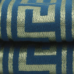 Bath Towel Greek Border 70x140 - Navy Blue, Home & Lifestyle, Bath Towels, Chase Value, Chase Value
