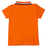 Boys Half Sleeves Polo T-Shirt - Orange, Boys T-Shirts, Chase Value, Chase Value