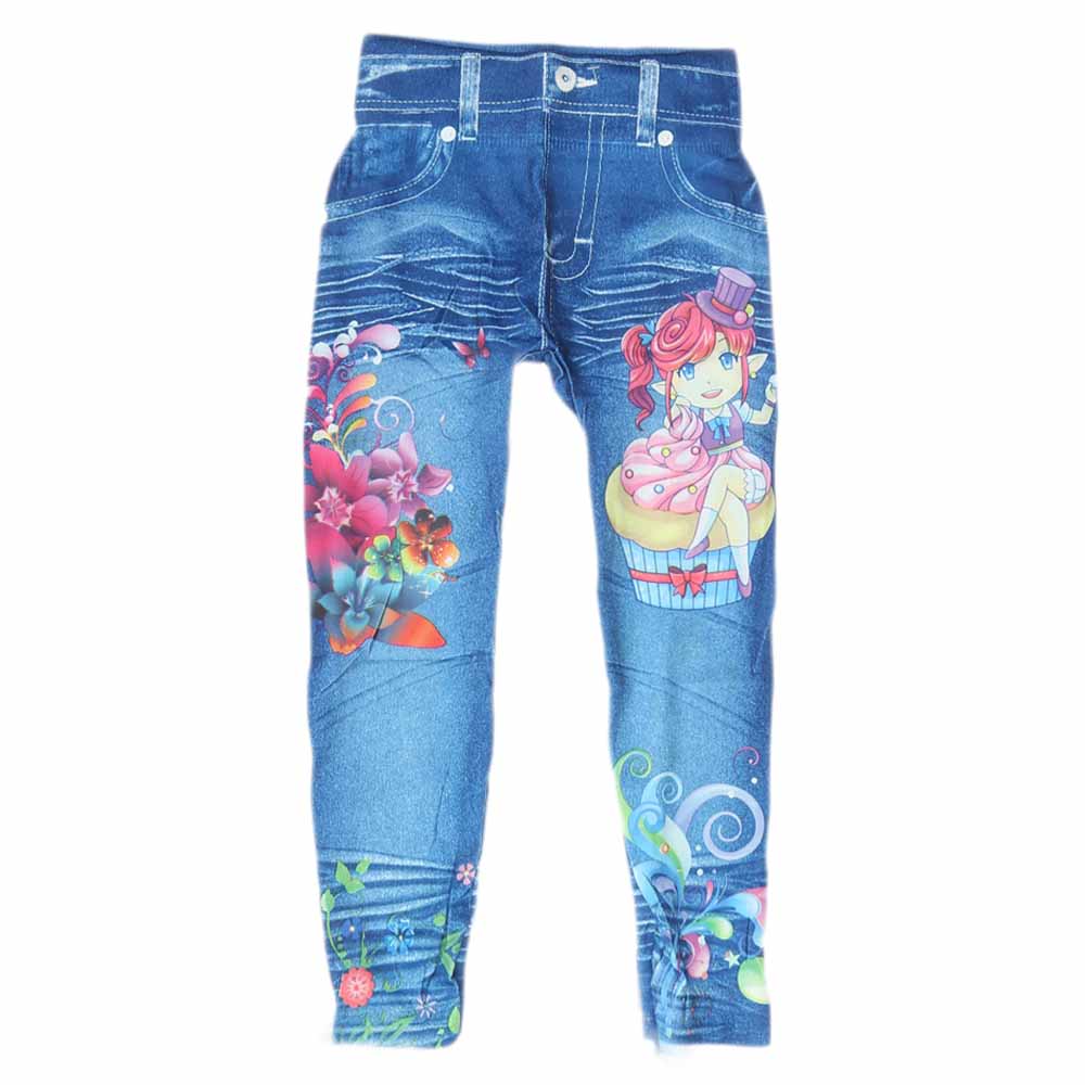 Girls Barbie Tights - Blue, Kids, Tights Leggings And Pajama, Chase Value, Chase Value