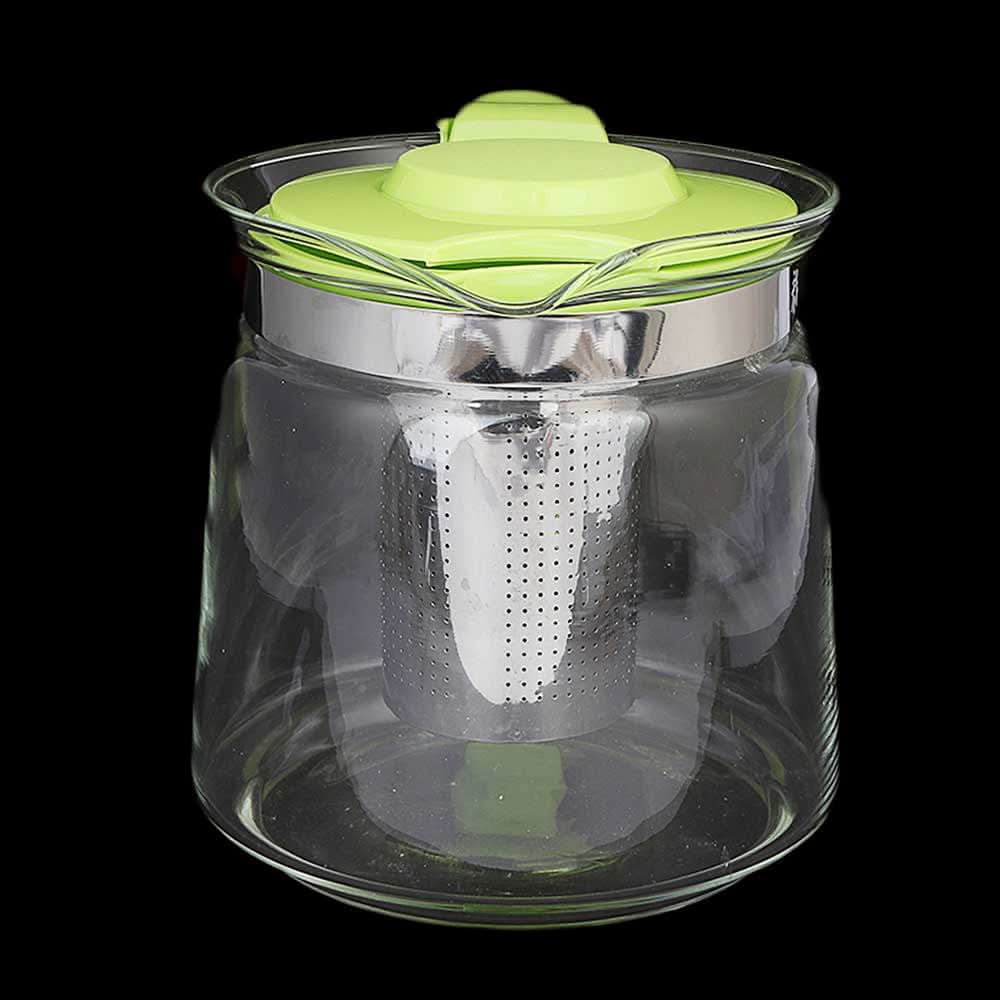 Glass Kettle with Strainer - Green, Home & Lifestyle, Glassware & Drinkware, Chase Value, Chase Value
