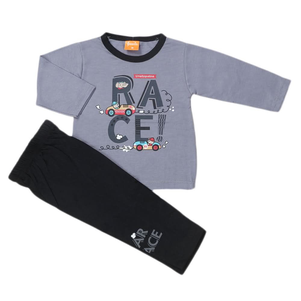 Boys Full Sleeves Suit - Grey, Kids, Boys Sets And Suits, Chase Value, Chase Value