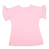 Girls Half Sleeves T-Shirt - Baby Pink, Kids, Girls T-Shirts, Chase Value, Chase Value
