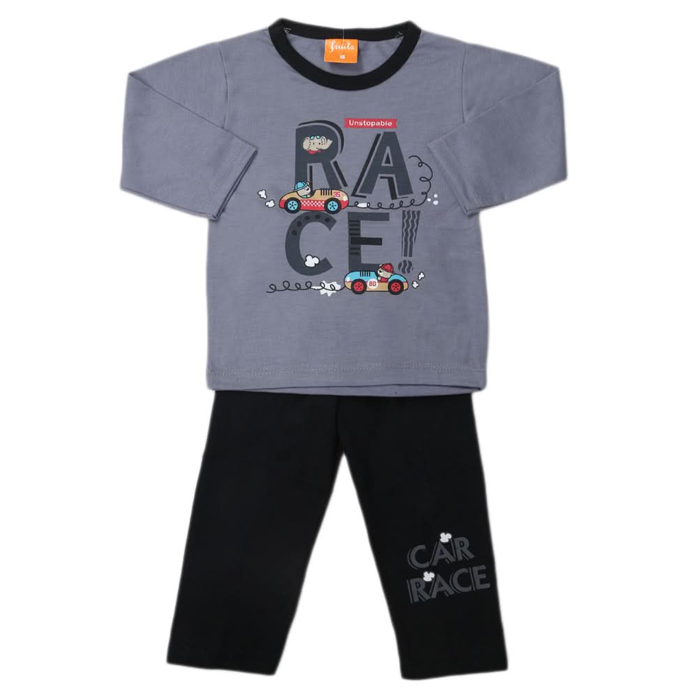 Boys Full Sleeves Suit - Grey, Kids, Boys Sets And Suits, Chase Value, Chase Value