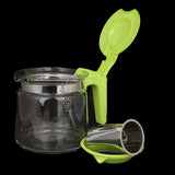 Glass Kettle with Strainer - Green, Home & Lifestyle, Glassware & Drinkware, Chase Value, Chase Value