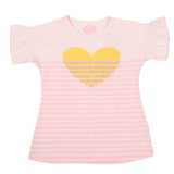 Girls Half Sleeves T-Shirt - Light Pink, Kids, Girls T-Shirts, Chase Value, Chase Value