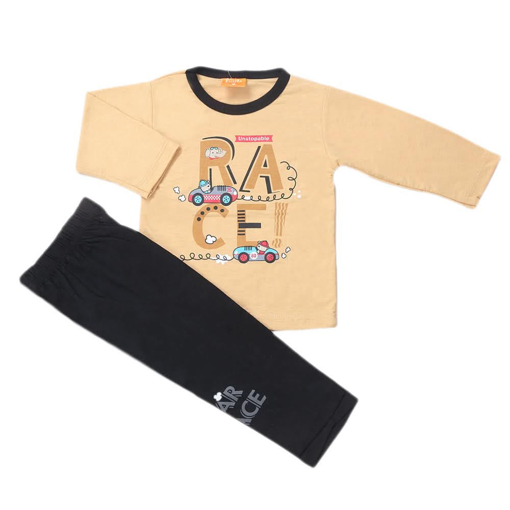 Boys Full Sleeves Suit - Camel, Kids, Boys Sets And Suits, Chase Value, Chase Value