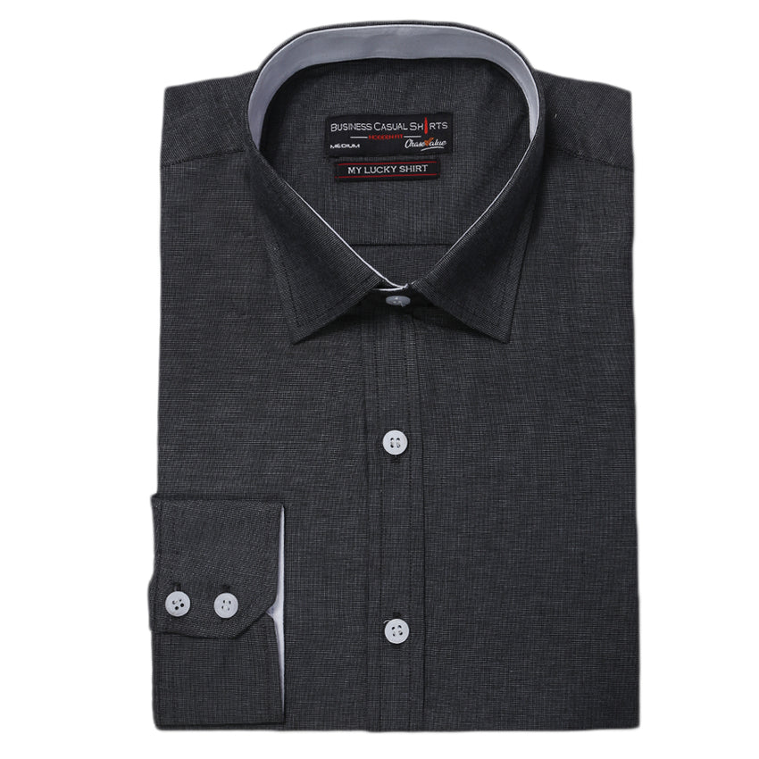Men's Business Casual Shirt Chambray - Black, Men, Shirts, Chase Value, Chase Value