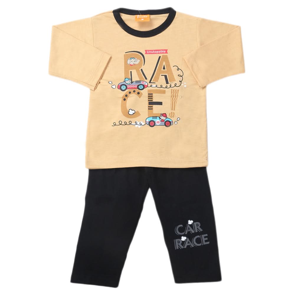 Boys Full Sleeves Suit - Camel, Kids, Boys Sets And Suits, Chase Value, Chase Value