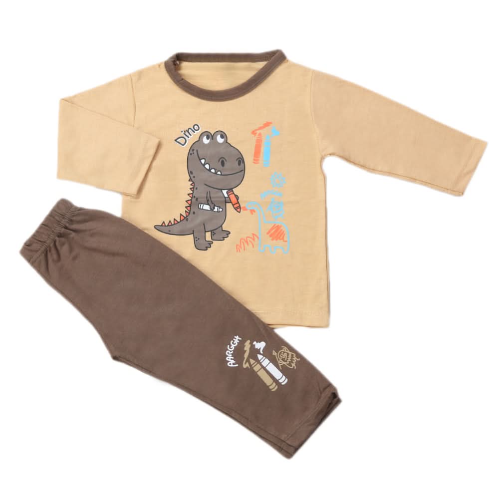 Boys Full Sleeves Suit - Camel, Kids, Boys Sets And Suits, Chase Value, Chase Value