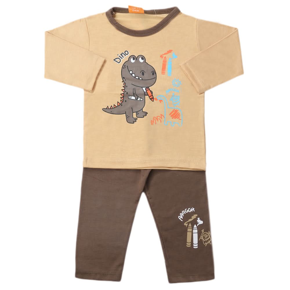 Boys Full Sleeves Suit - Camel, Kids, Boys Sets And Suits, Chase Value, Chase Value