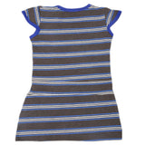 Girls Half Sleeves Long T-Shirt - Charcoal, Kids, Girls T-Shirts, Chase Value, Chase Value