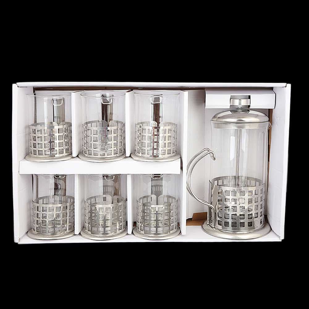 Tea & Coffee 7 Pcs Set - White, Home & Lifestyle, Serving And Dining, Chase Value, Chase Value