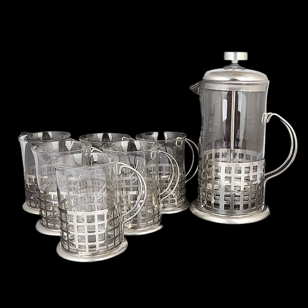 Tea & Coffee 7 Pcs Set - White, Home & Lifestyle, Serving And Dining, Chase Value, Chase Value