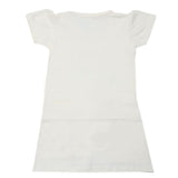 Girls Half Sleeves Long T-Shirt - Cream, Kids, Girls T-Shirts, Chase Value, Chase Value