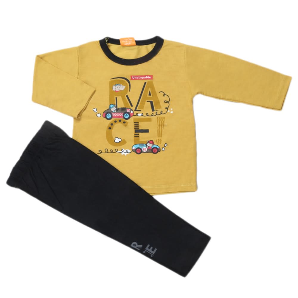 Boys Full Sleeves Suit - Mustard, Kids, Boys Sets And Suits, Chase Value, Chase Value