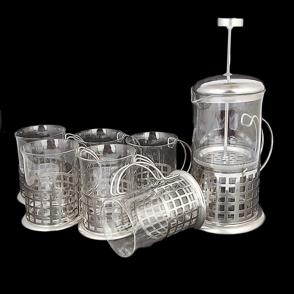 Tea & Coffee 7 Pcs Set - White, Home & Lifestyle, Serving And Dining, Chase Value, Chase Value