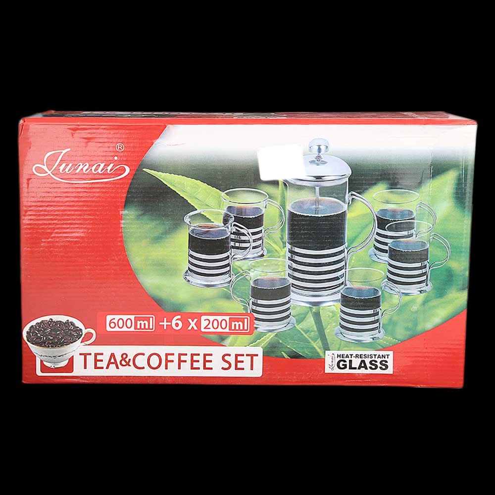 Tea & Coffee 7 Pcs Set - White, Home & Lifestyle, Serving And Dining, Chase Value, Chase Value
