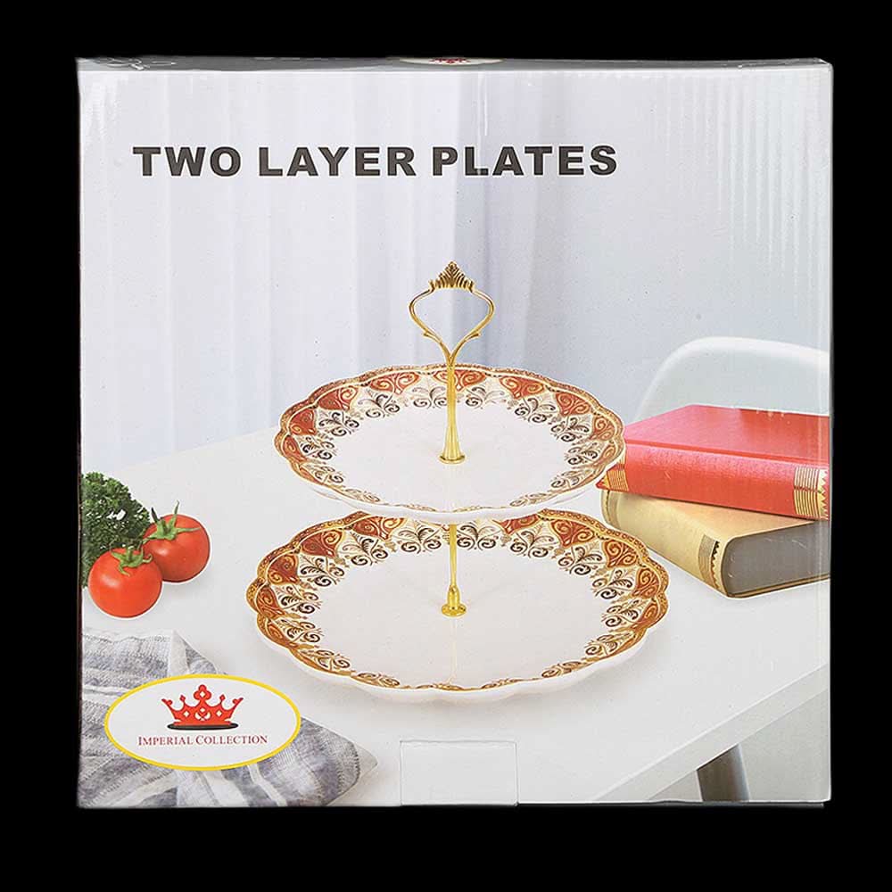 Two Layer Plates - White, Home & Lifestyle, Serving And Dining, Chase Value, Chase Value