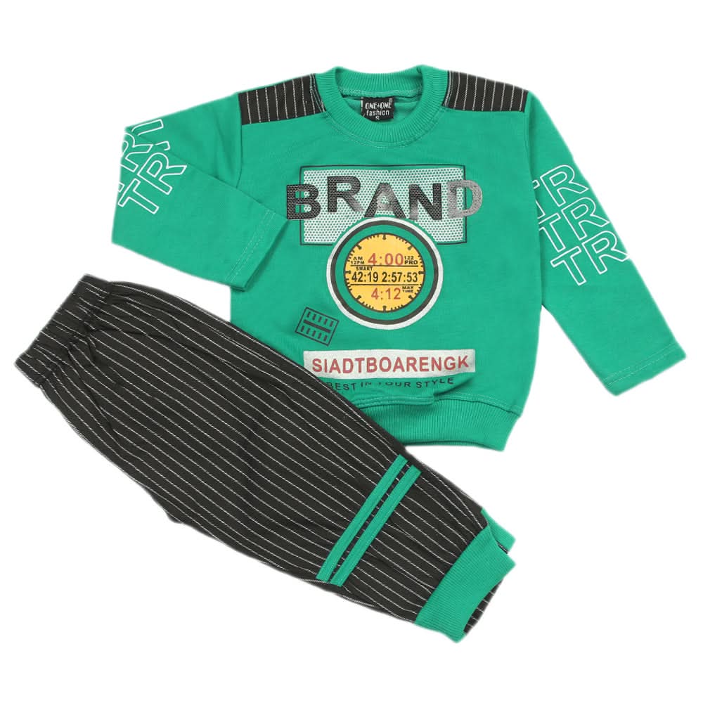 Boys Full Sleeves Suit - Green, Boys Sets & Suits, Chase Value, Chase Value