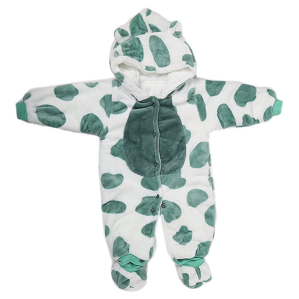 Newborn Full Sleeves Unisex Romper JA01 - Green, Kids, NB Boys Rompers, Kids, NB Girls Rompers, Chase Value, Chase Value