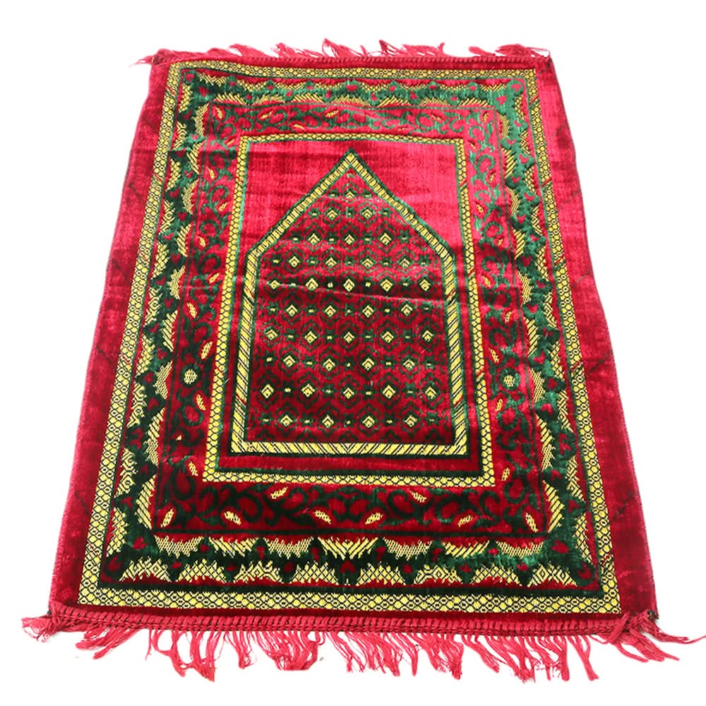 Ja-e-Namaaz (Prayer Mat) - Maroon, Home & Lifestyle, Mats, Chase Value, Chase Value