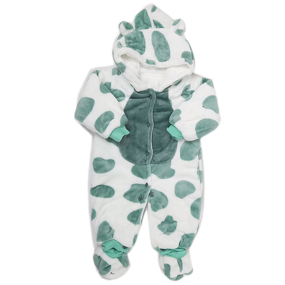 Newborn Full Sleeves Unisex Romper JA01 - Green, Kids, NB Boys Rompers, Kids, NB Girls Rompers, Chase Value, Chase Value