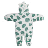 Newborn Full Sleeves Unisex Romper JA01 - Green, Kids, NB Boys Rompers, Kids, NB Girls Rompers, Chase Value, Chase Value