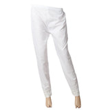 Women's Embroidered Woven Trouser - White, Women Pants & Tights, Chase Value, Chase Value