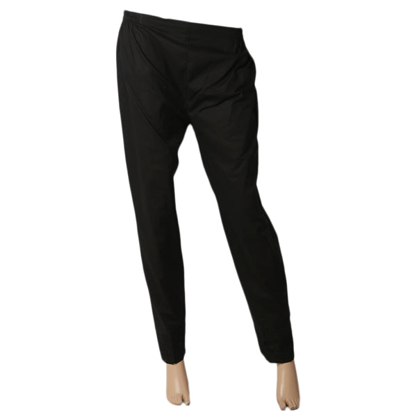 Women's Embroidered Woven Trouser - Black, Women Pants & Tights, Chase Value, Chase Value