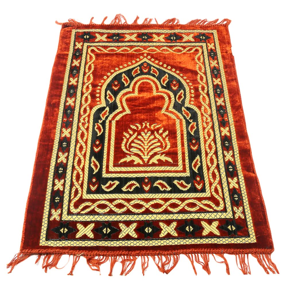 Ja-e-Namaaz (Prayer Mat) - Orange, Home & Lifestyle, Mats, Chase Value, Chase Value