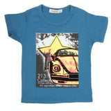 Boys Half Sleeves T-Shirt - Steel Blue, Kids, Boys T-Shirts, Chase Value, Chase Value