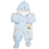 Newborn Full Sleeves Unisex Romper JA01 - Blue, Kids, NB Boys Rompers, Kids, NB Girls Rompers, Chase Value, Chase Value