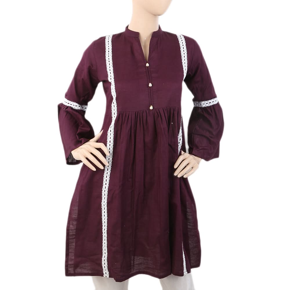 Women's Kurti - Purple, Women, Ready Kurtis, Chase Value, Chase Value