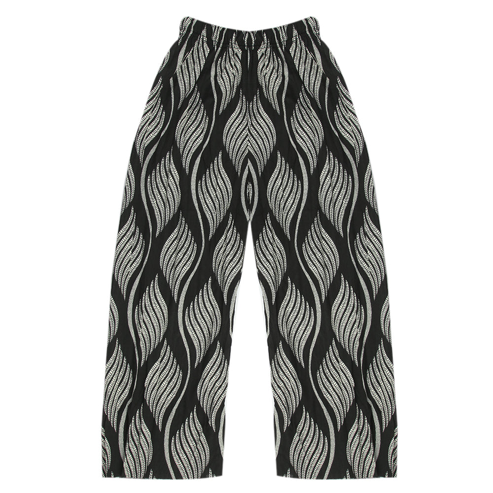 Girls Plazo - Black & Green, Girls Tights Leggings & Pajama, Chase Value, Chase Value