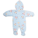 Newborn Full Sleeves Unisex Romper JA01 - Blue, Kids, NB Boys Rompers, Kids, NB Girls Rompers, Chase Value, Chase Value