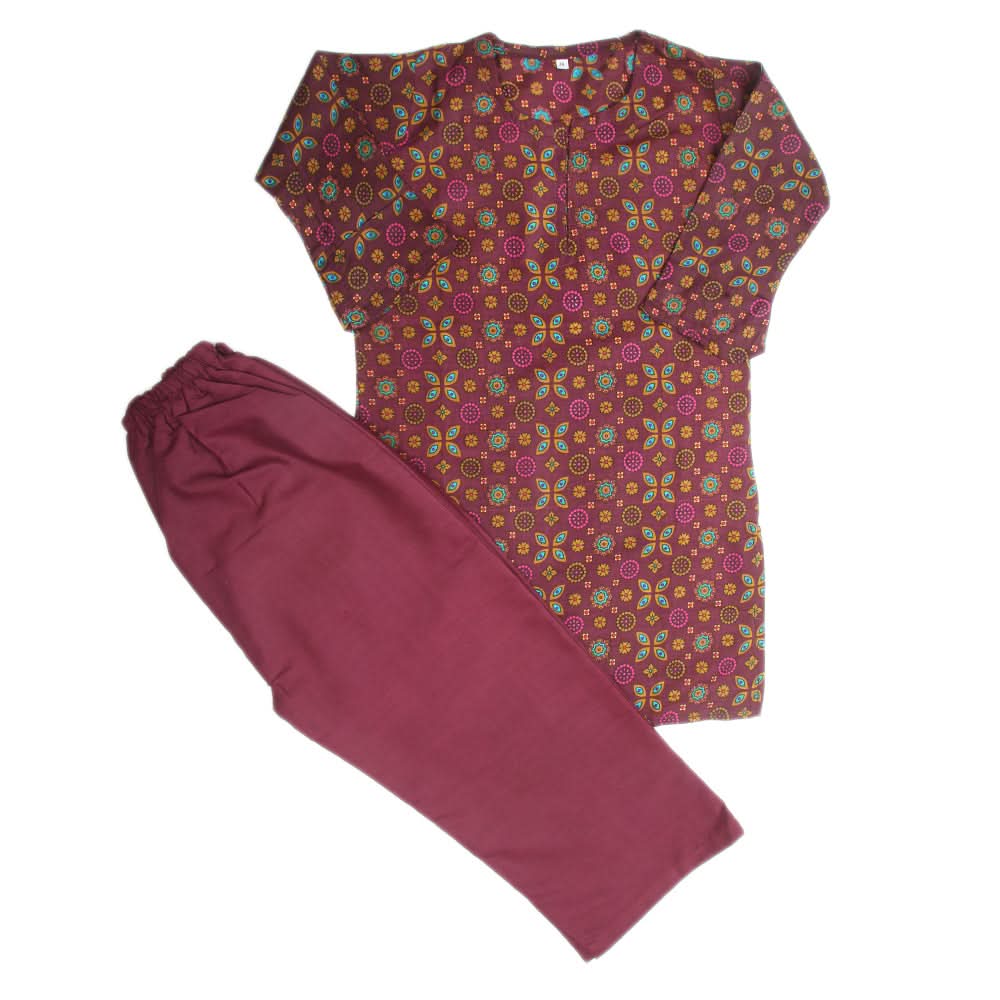 Girls Printed Shalwar Suit - Multi, Kids, Girls Sets And Suits, Chase Value, Chase Value