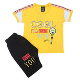 Boys Short Suit - Yellow, Kids, Boys Sets And Suits, Chase Value, Chase Value