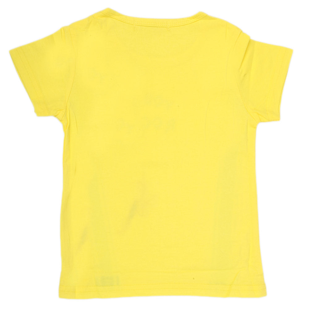 Boys Half Sleeves T-Shirt - Yellow, Kids, Boys T-Shirts, Chase Value, Chase Value