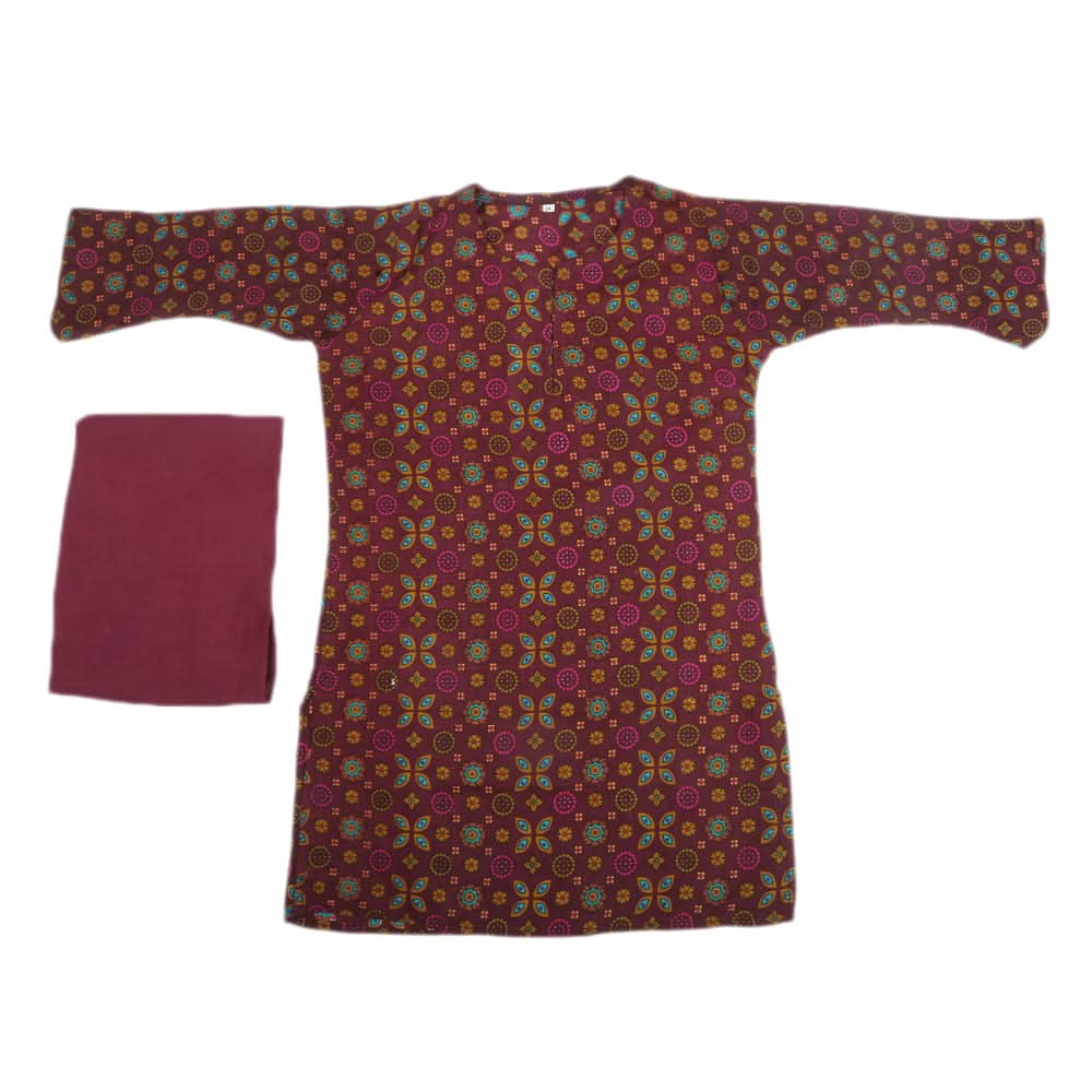 Girls Printed Shalwar Suit - Multi, Kids, Girls Sets And Suits, Chase Value, Chase Value